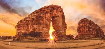 The Elephant rock in Saoedi Arabië