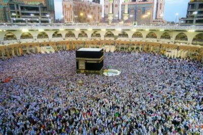 Saoedi Arabie Mekka Masjid al Haram plein