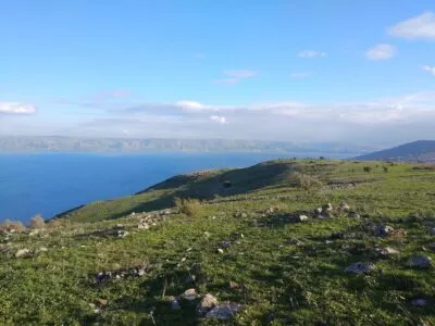 Tiberias mount Arbel uitzicht