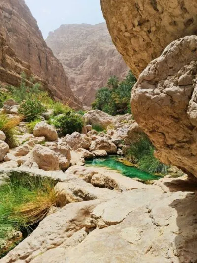 Water en rotsen Paradise Valley