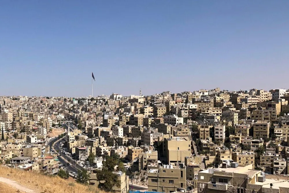 Amman Uitzicht Vanaf Citadel Hill