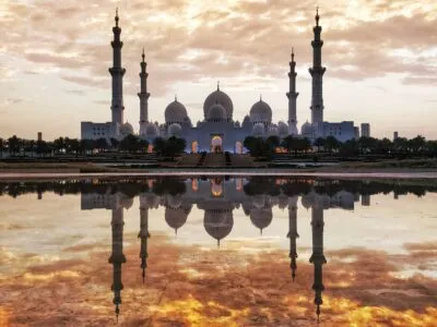 Emiraten Abu Dhabi Sheikh Zayed Moskee
