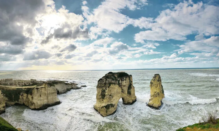 Libanon Beiroet Pigeon Rocks