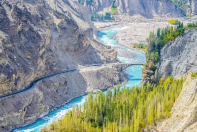 Pakistan Hunza Vallei Weg Water