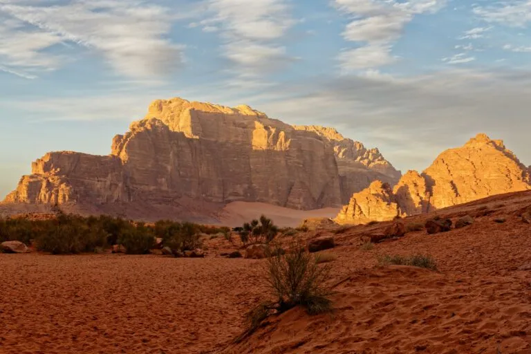 Bergen in Wadi Rum, Jordanië